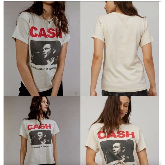 Daydreamer JOHNNY CASH NASHVILLE TOUR TEE Size Medium - Picture 1 of 4